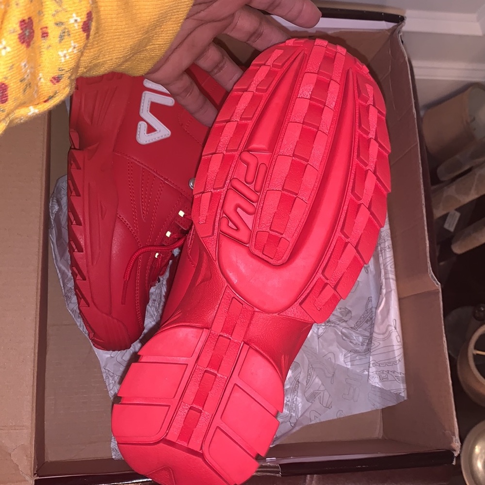 Fila Red Disruptor High Top Boot🥳❌ - Picture 8 of 8